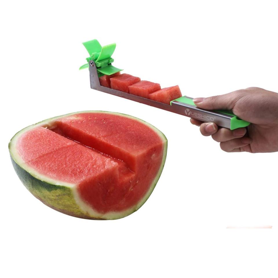 Yueshico Stainless Steel Watermelon Slicer Cutter Knife Corer Fruit Vegetable Tools