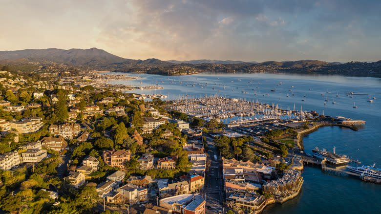 Marin County on the bay