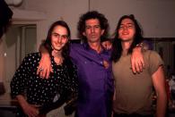 <p>Keith Richards backstage with Mike McCready, and Eddie Vedder at the Academy in NYC on December 31, 1992.</p>