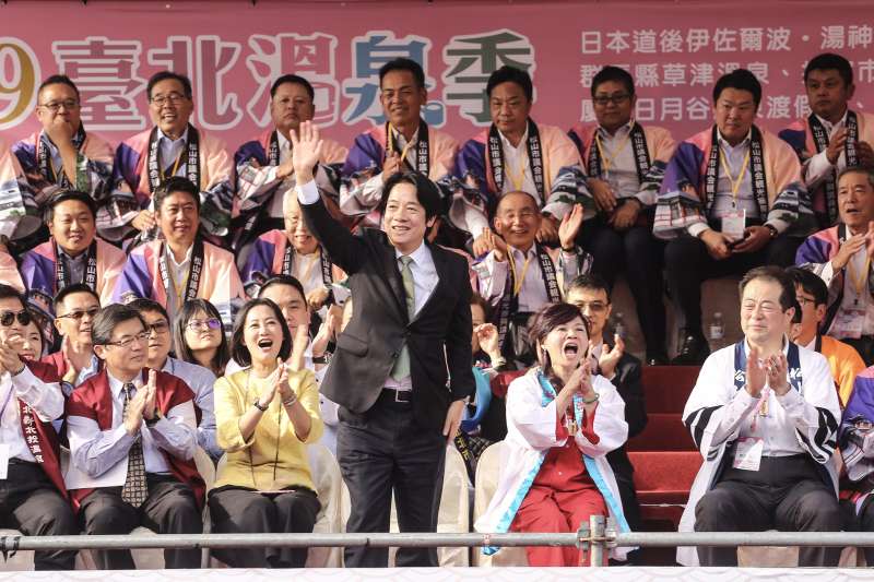 20191101-前行政院長賴清德出席北投溫泉祭開幕儀式。（陳品佑攝）