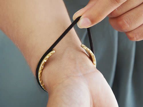 Stainless Steel Hair Tie Bracelet. (Photo: The Grommet)