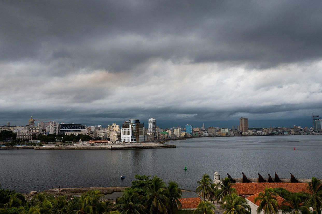 Havana Cuba tropical storm Idalia YAMIL LAGE/AFP via Getty Images