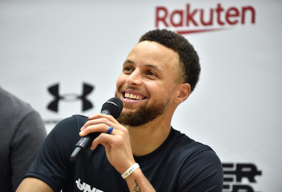 Stephen Curry has committed to play for Team USA in the 2020 Summer Olympics in Tokyo. (KAZUHIRO NOGI/AFP/Getty Images)