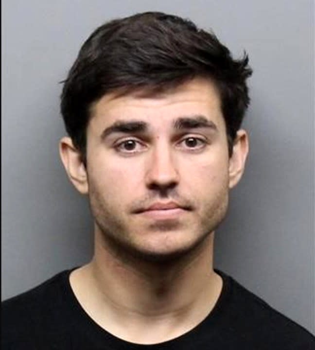 Marc Simon is seen in a mug shot released by the Walnut Creek Police Department.