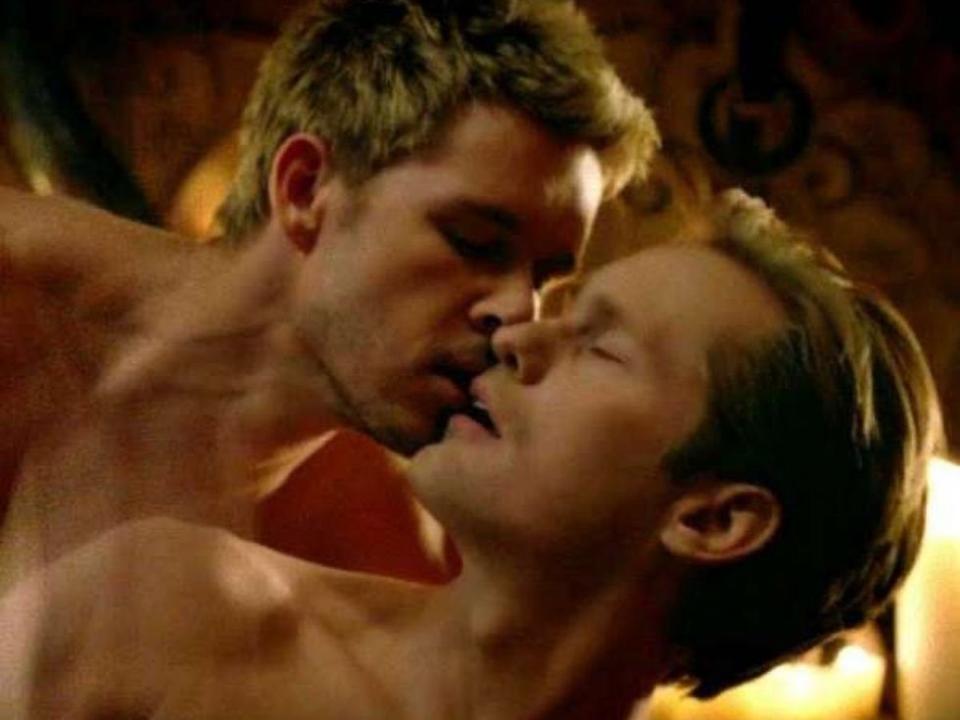 Ryan Kwanten and Alexander Skarsg\u00e5rd on True Blood