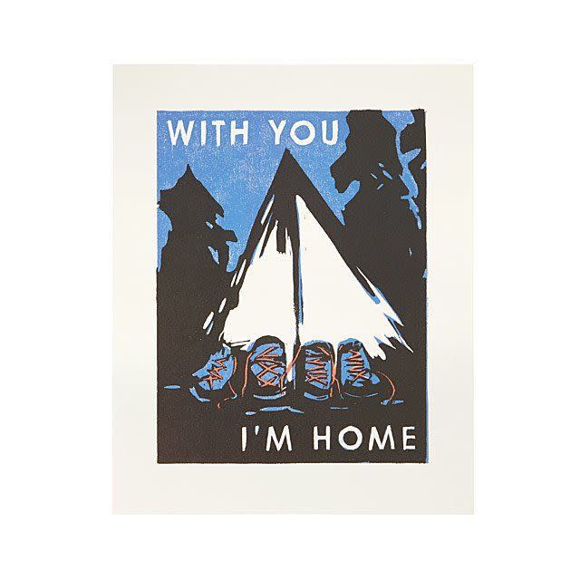 'With You I'm Home' Print