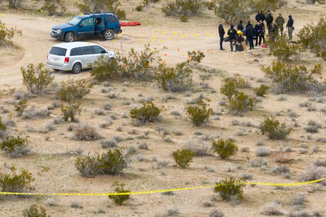 <p>Brian van der Brug / Los Angeles Times via Getty</p> remote area in San Bernardino County