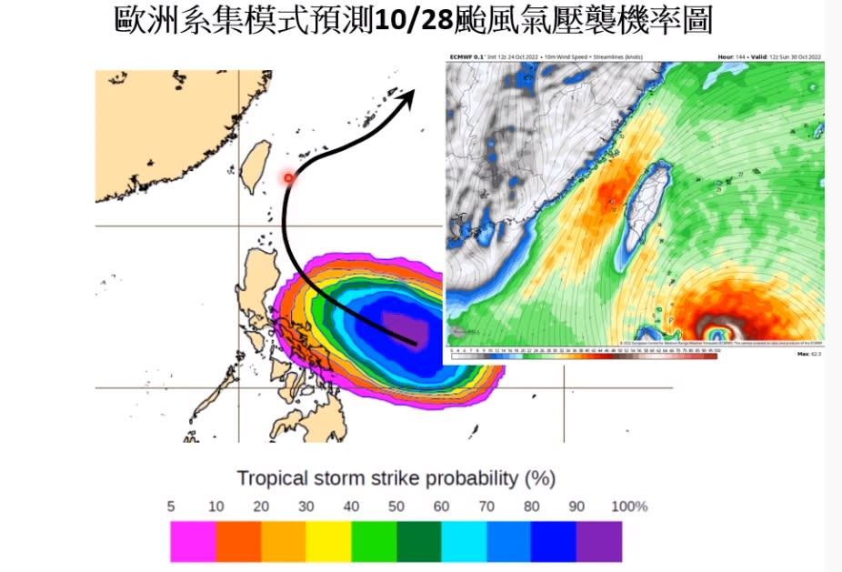 賈新興表示28日將會生成第22號颱風「奈格」。（圖／翻攝自賈新興YouTube）