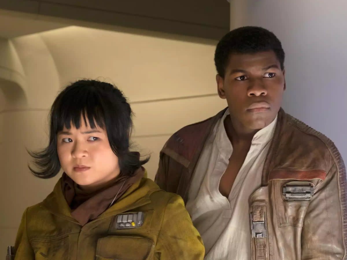 Kelly Marie Tran and John Boyega in ‘Star Wars’ film ‘The Last Jedi’ (Lucasfilm)