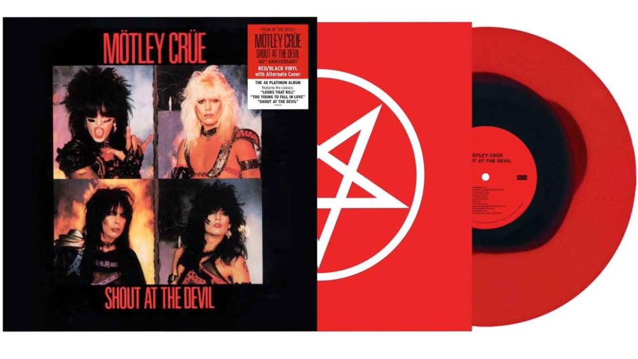  Mötley Crüe: Shout At The Devil (40th Anniversary) cover art. 