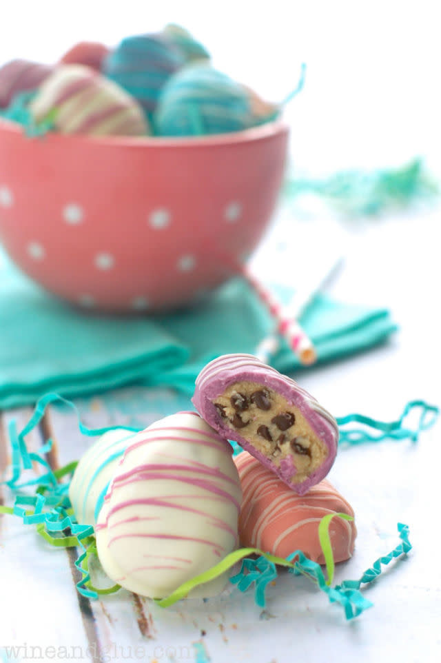 Easter Egg Cookie Dough Truffles