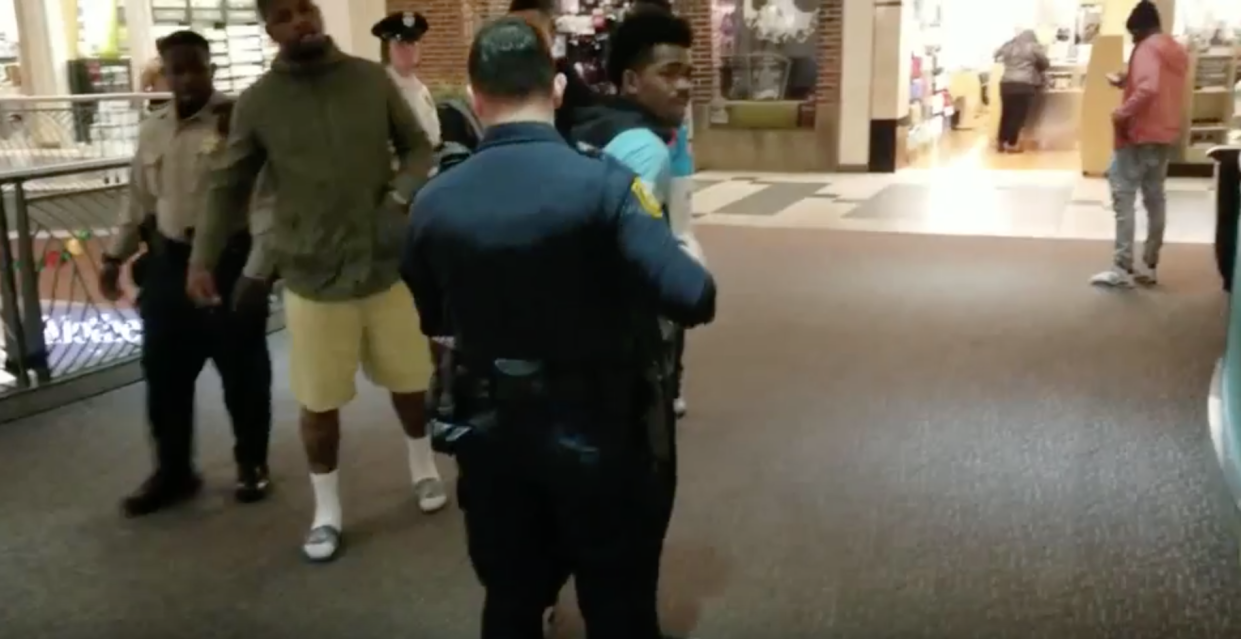hoodie arrests at mall