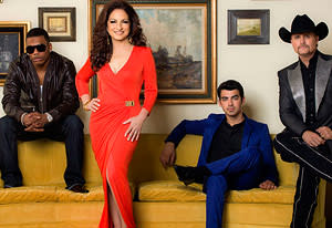 Nelly, Gloria Estefan, Joe Jonas, John Rich | Photo Credits: Kevin Lynch/The CW