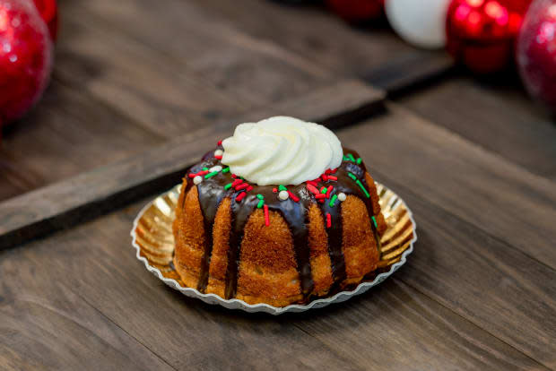 <p>Salted Caramel-Mocha Bundt Cake from the Pacific Wharf Cappuccino Cart at Disney California Adventure Park</p><p>Disney</p>