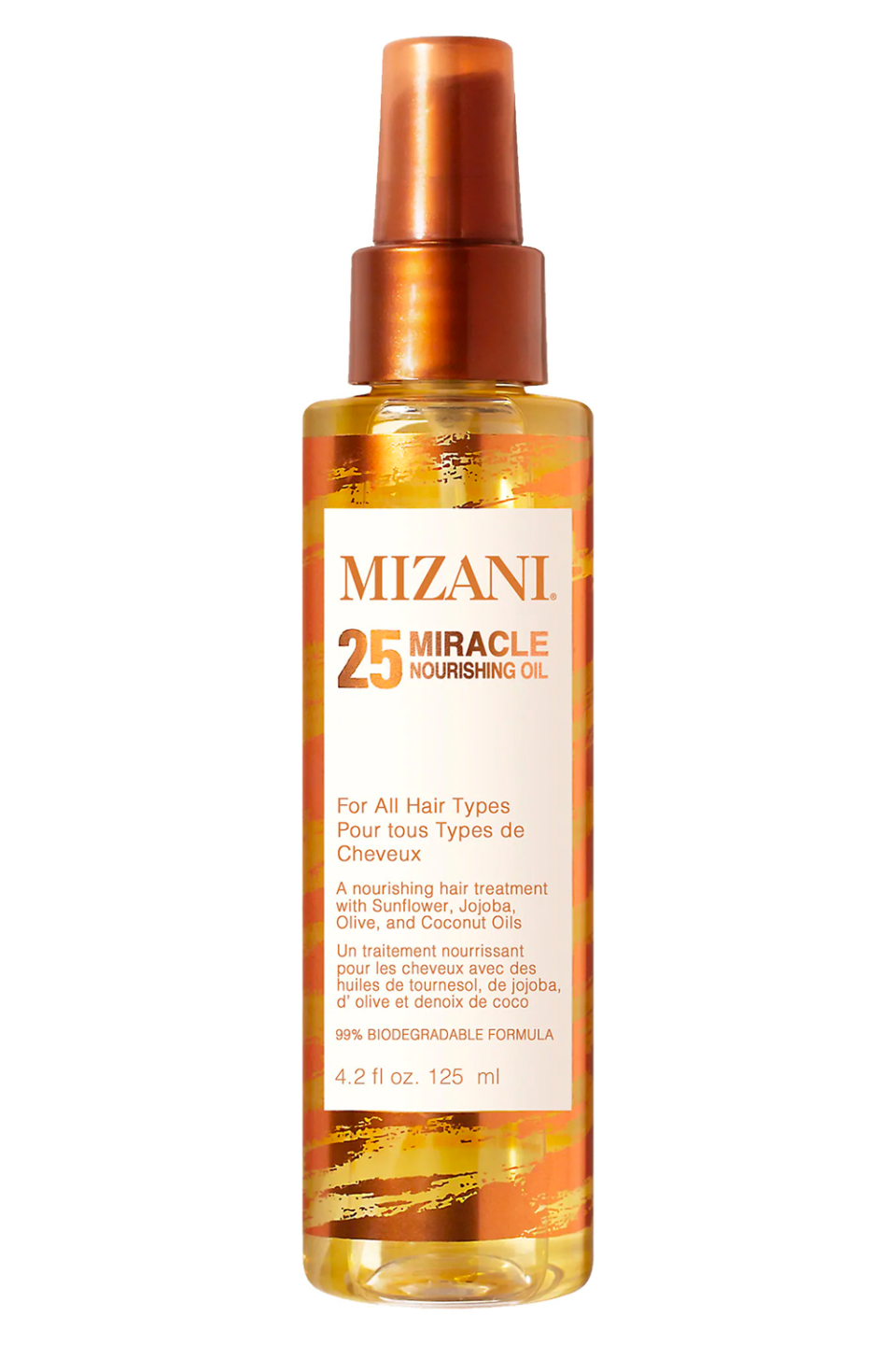 8) Mizani 25 Miracle Nourishing Oil