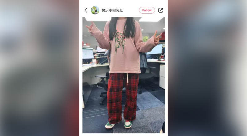 The workplace trend has spread through posts on the Chinese social media platform Douyin.