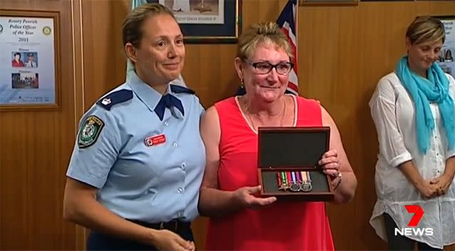 Sue Summers was moved to tears when she heard the medals had been found. Photo: 7 News