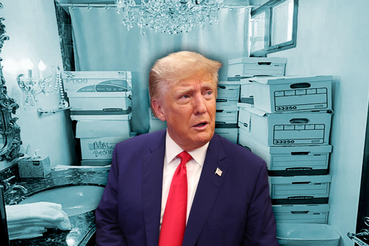Donald Trump; Documents; Mar A Lago Photo illustration by Salon/Getty Images