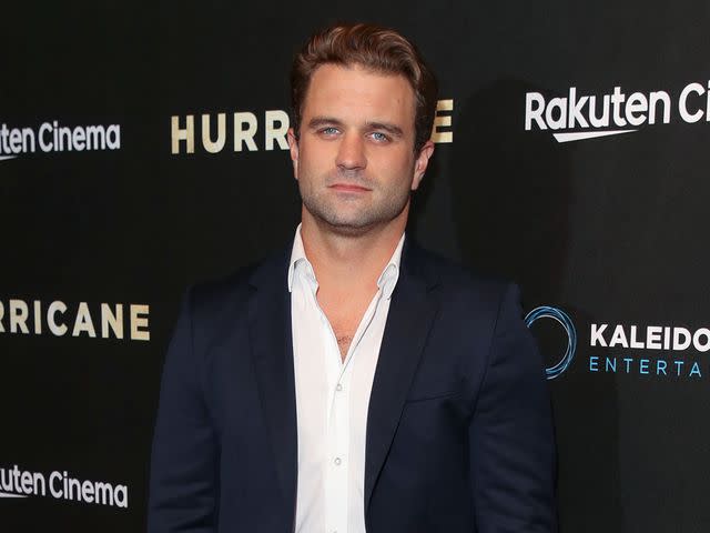<p>Mike Marsland/Mike Marsland/WireImage</p> Milo Gibson attends the UK Premiere of "Hurricane" at Vue Leicester Square on September 4, 2018