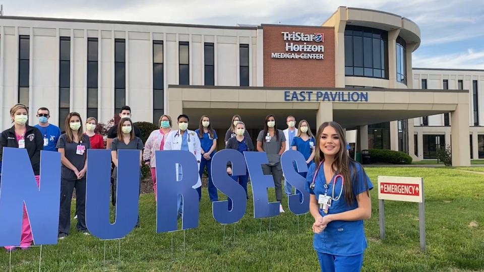 Lauren Mascitti was a contestant during the 2020 season of "American Idol," and she's also a nurse at TriStar Horizon Medical Center in Dickson, Tenn.