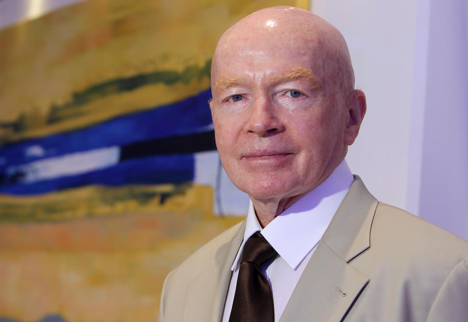 Mark Mobius, Executive Chairman of Templeton Emerging Markets Group poses for picture in Central. 16AUG13 (Photo by Edmond So/South China Morning Post via Getty Images)