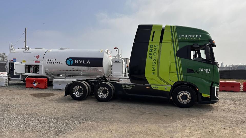 hydrogen fuel truck