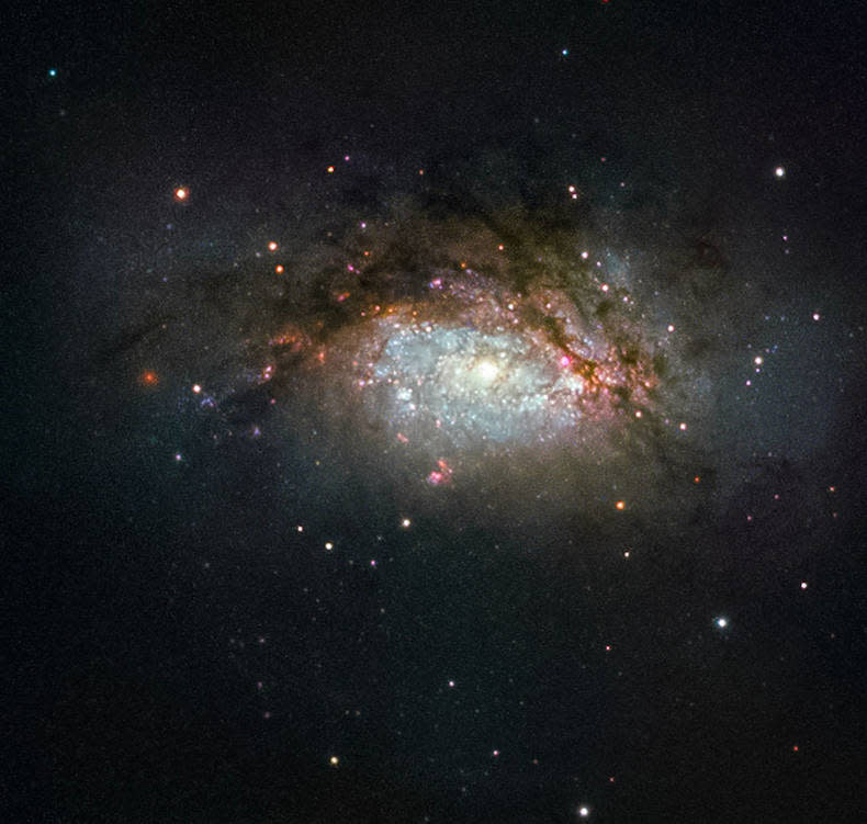 This Stunning Image of Two Galaxies Colliding to Form a Mega-Galaxy Will Blow Your Mind