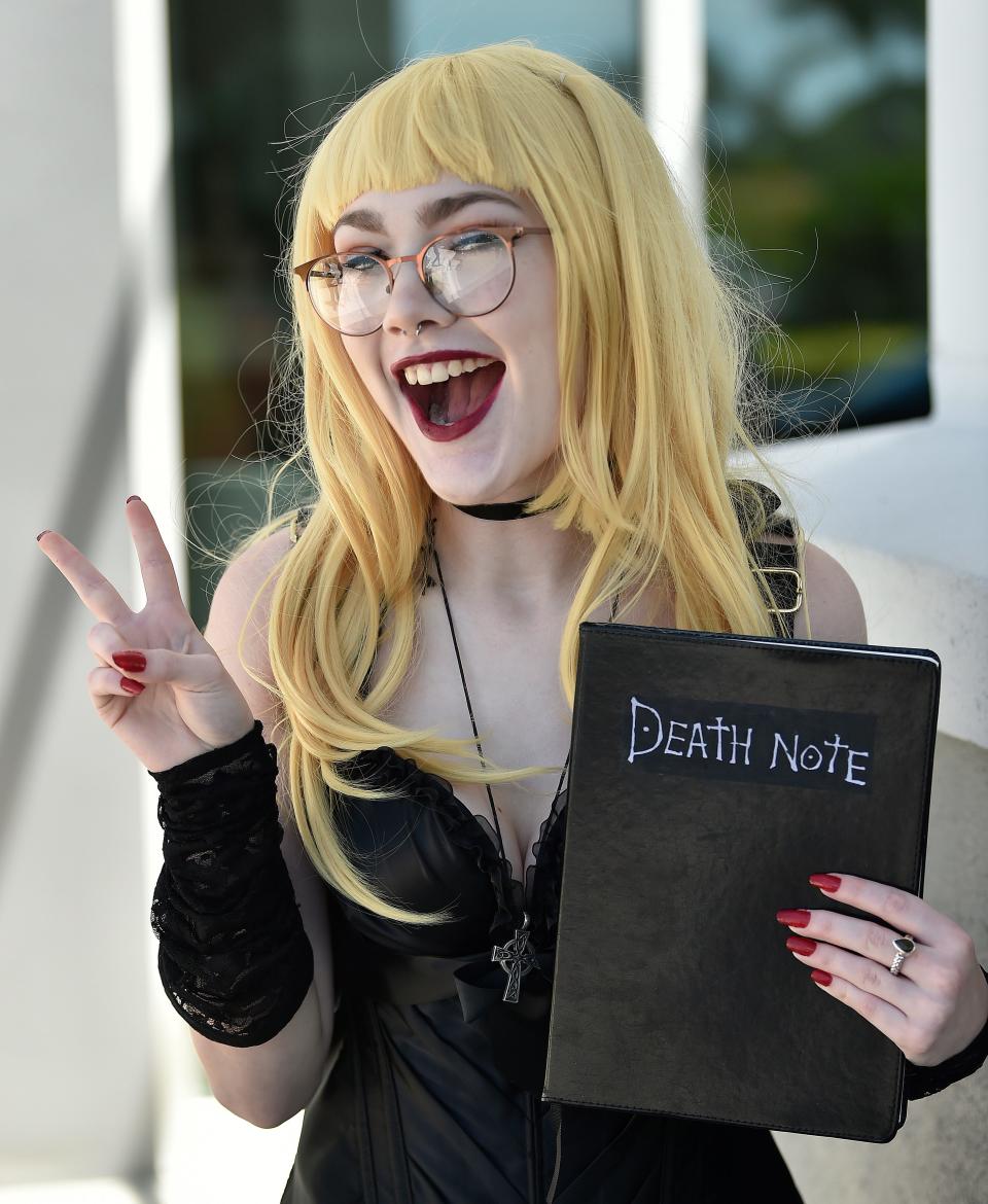 Cynthia Bree, of Palmetto, is seen here cosplaying Misa Misa last year at SarasotaCon, which returns Saturday to the Carlisle Inn & Conference Center located in the heart of Pinecraft.