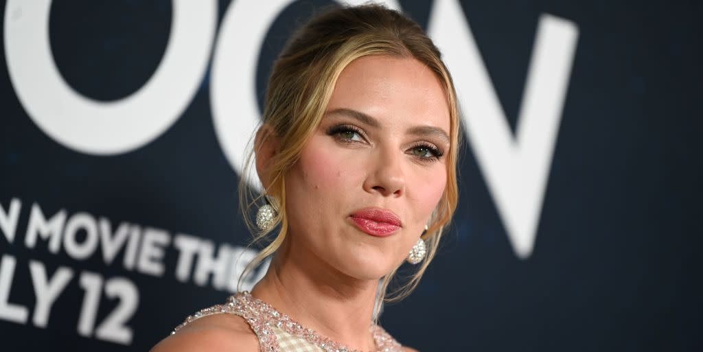 scarlett johansson at fly me to the moon new york premiere held at the amc lincoln square on july 8, 2024 in new york, new york photo by kristina bumphreyvariety via getty images