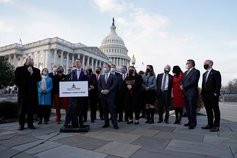 Problem Solvers Caucus speak on Coronavirus package in Washington