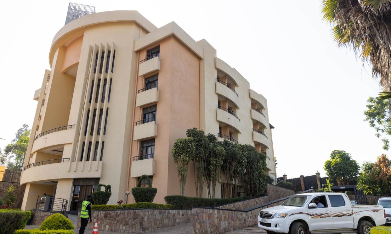 <span>Hope Hostel in Kigali, Rwanda was supposed to house asylum seekers sent from the UK.</span><span>Photograph: Luke Dray/Getty Images</span>