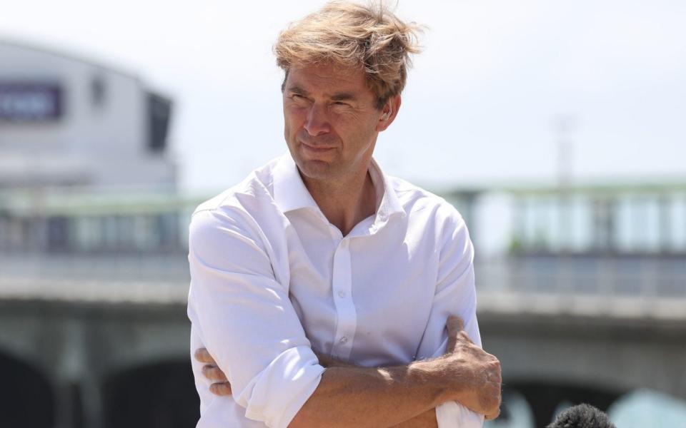 Tobias Ellwood said: 'The Navy's fleet is a national asset, and if there is a spike in the Channel then a supportive arrangement from the MoD to the Home Office should be triggered in order to protect our shores' - Andrew Matthews/PA