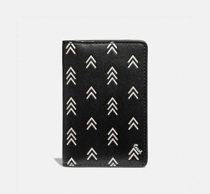 Card Wallet With Line Arrow Print. Image via Coach Outlet.