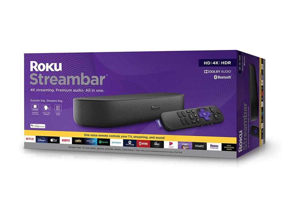 Roku Streambar smart soundbar (was $130, now 23% off)