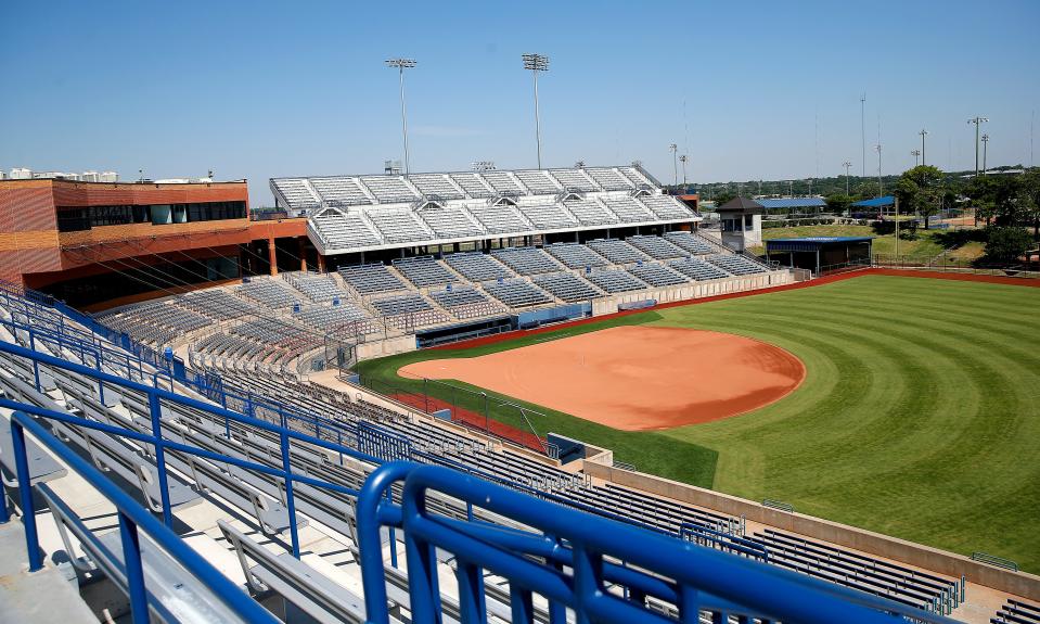 The Women's College World Series returns to Oklahoma City for the 30th time next month. USA Softball Hall of Fame Stadium expanded its permanent seating from 2,000 to 9,000 after the 2019 WCWS. Fan capacity for June's event will be about 13,000 with the addition of temporary bleachers.