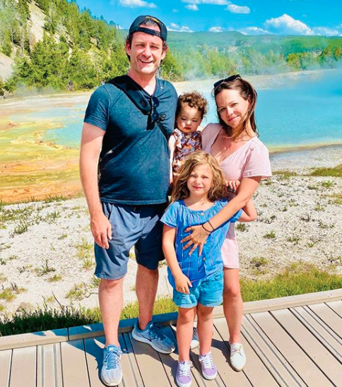 Tammin Sursok with family in holiday photo