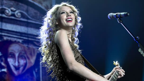 PHOTO: Singer Taylor Swift performs live on stage at Ahoy in Rotterdam, Netherlands during her Speak Now World Tour on 7th March 2011. (Rob Verhorst/Redferns via Getty Images, FILE)
