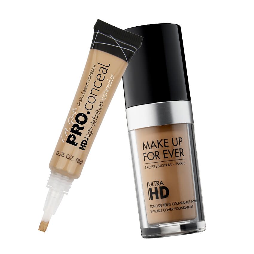 Concealer and Foundation