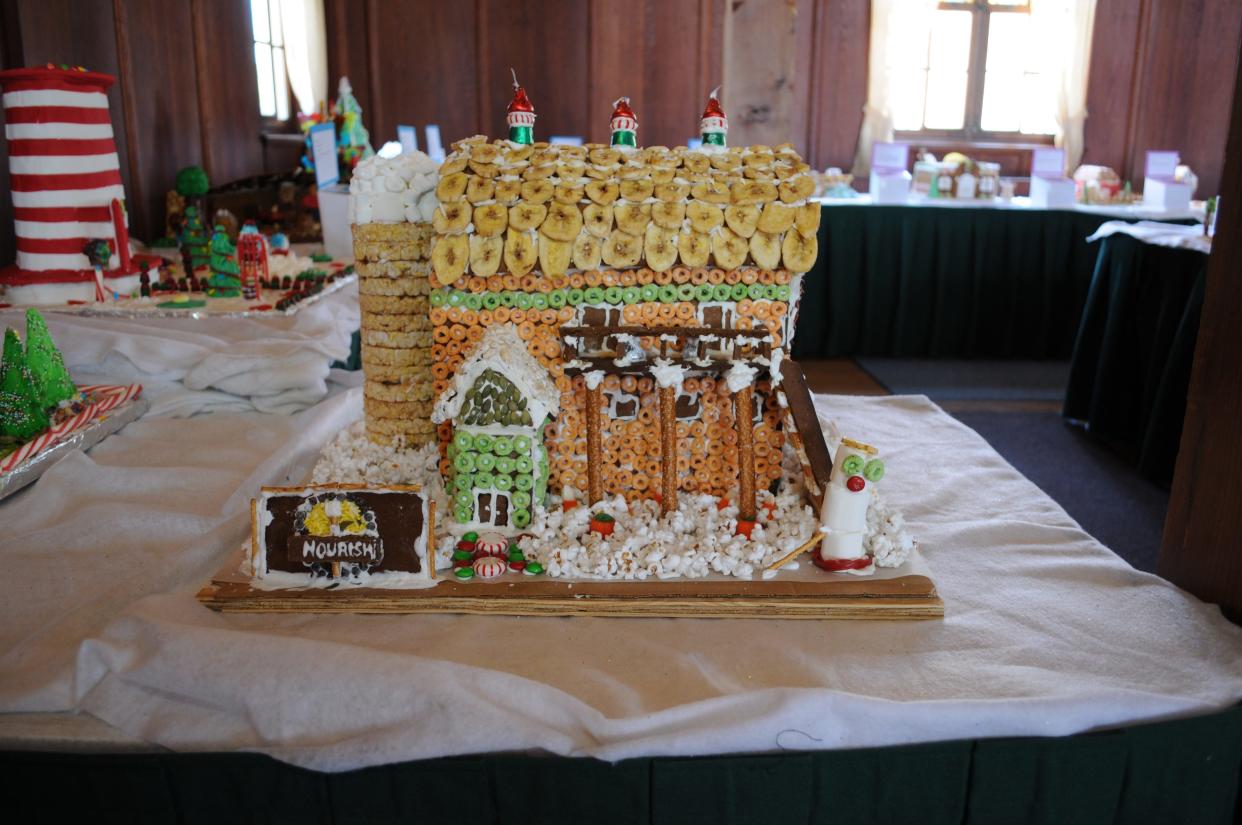 Kohler Foundation has unveiled the winners of its 27th annual Gingerbread Festival, which was held at the historic Waelderhaus in November and December 2023. Pictured is the winner in the Open category by Nourish Farms, 'Nourish Barn.'