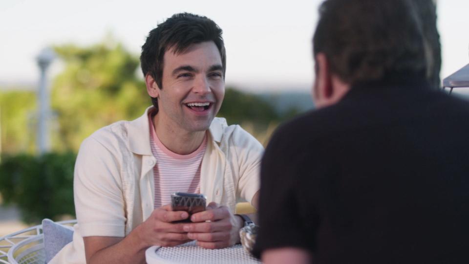 Cary (Drew Tarver) makes up with his good friend Curtis (Brandon Scott Jones) in the series finale of Max's "The Other Two."