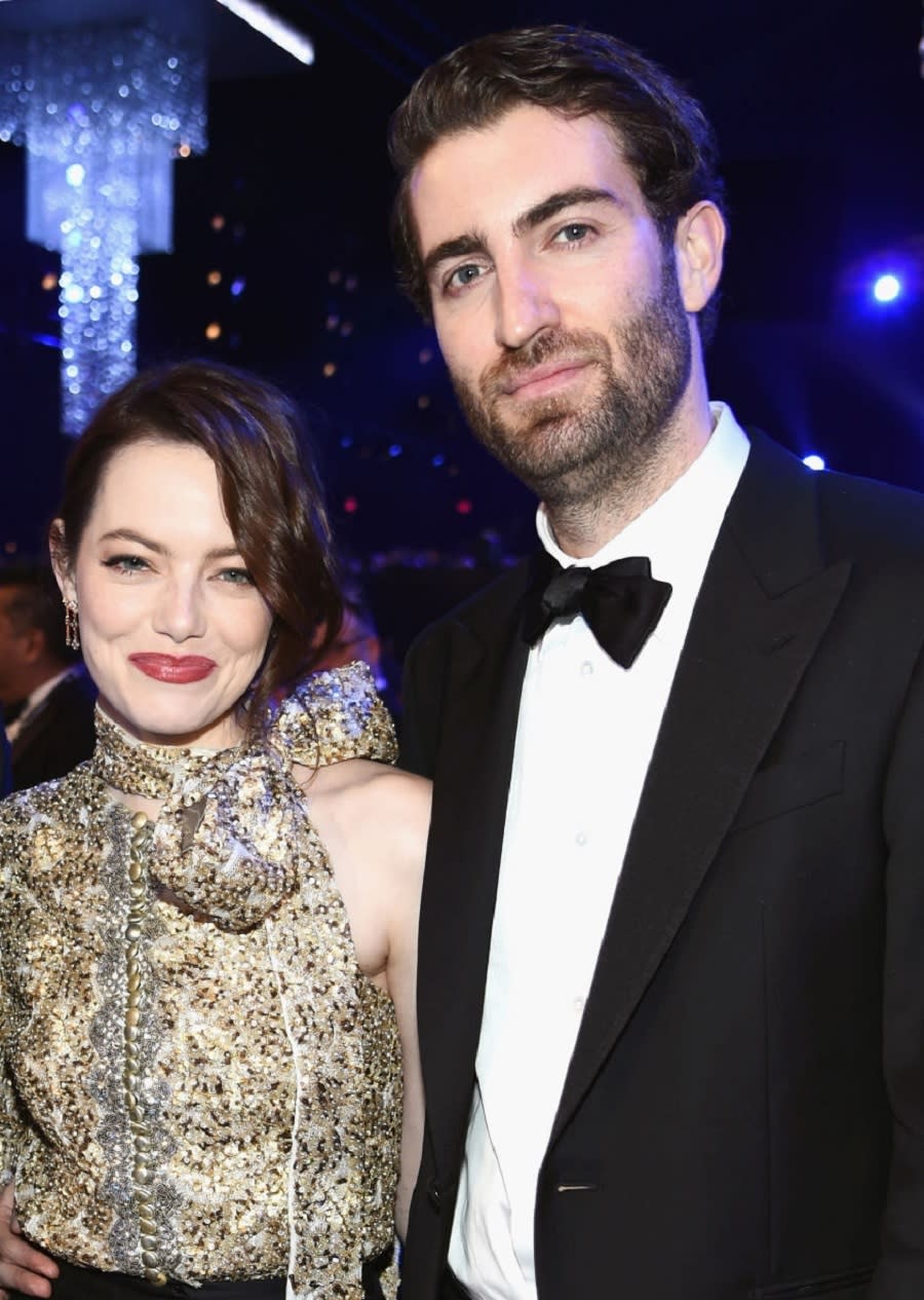 La discreta pareja anunció su compromiso en 2019 a través de Instagram pero no reveló más detalles de su enlace. Tendremos que esperar para saber si Emma Stone y Dave McCary pueden por fin convertirse en marido y mujer. (Foto: Dimitrios Kambouris / Getty Images