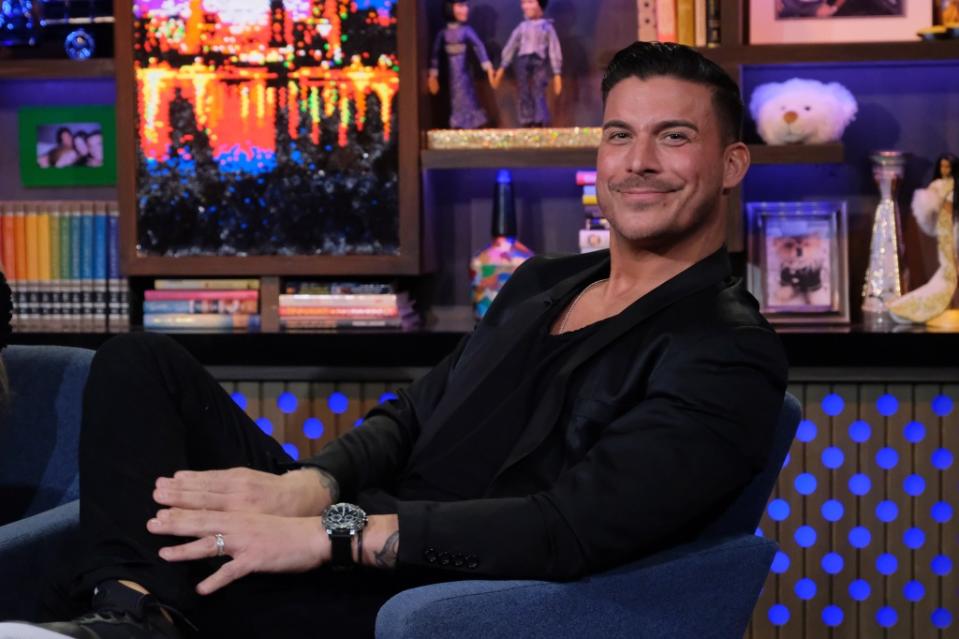 WATCH WHAT HAPPENS LIVE WITH ANDY COHEN — Episode 17003 — Pictured: Jax Taylor — (Photo by: Charles Sykes/Bravo/NBCU Photo Bank via Getty Images)