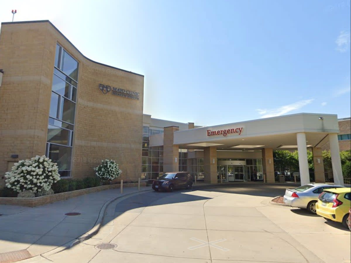 The Mayo Clinic campus in Mankato, Minnesota. The campus was put on lockdown on Friday following a shooting at a nearby apartment complex (Google Maps)