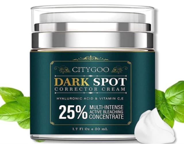 CITYGOO Dark Spot Remover for Face and Body, Dark Spot Corrector Cream,  Natural Ingredient,Enriching Skin Care For All Skin Tones - Melasma,  Freckle, Sun Spot Remover & Blemish Reducer-1.7 FL OZ