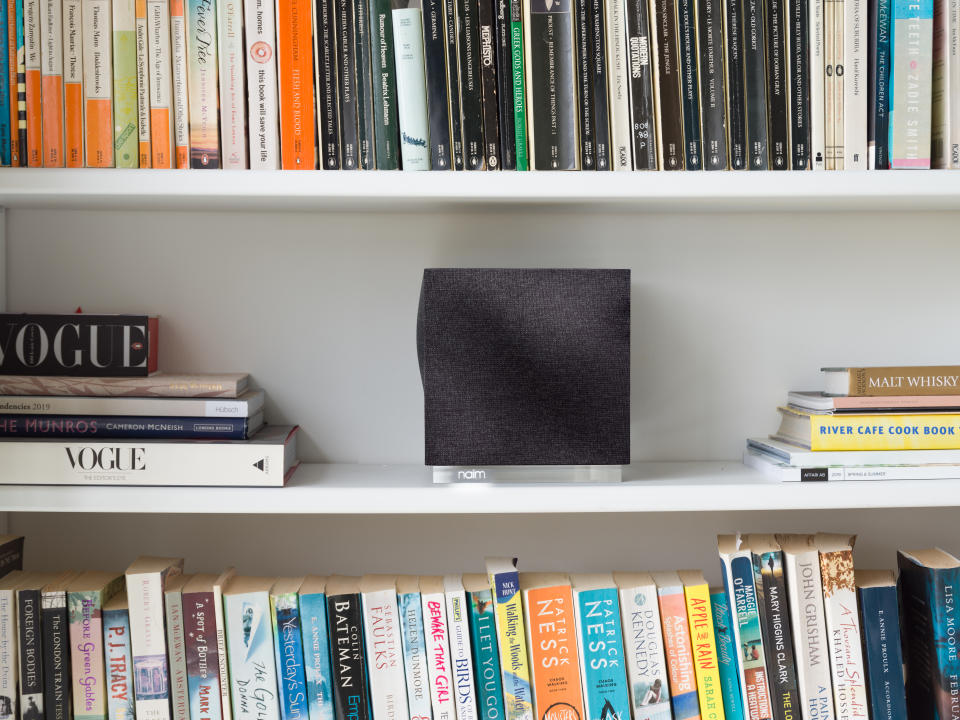 It's small enough to sit easily on a bookshelf. Picture: Supplied