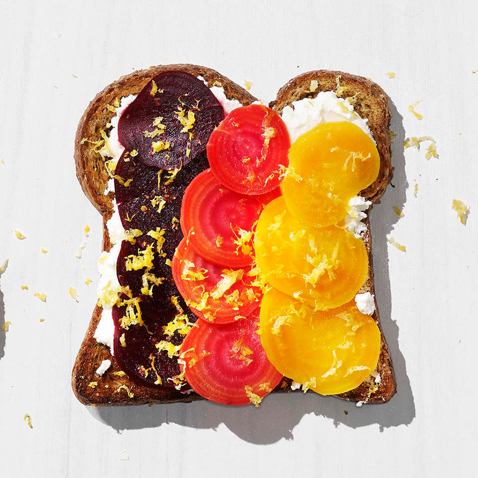 Beets & Goat Cheese Toast