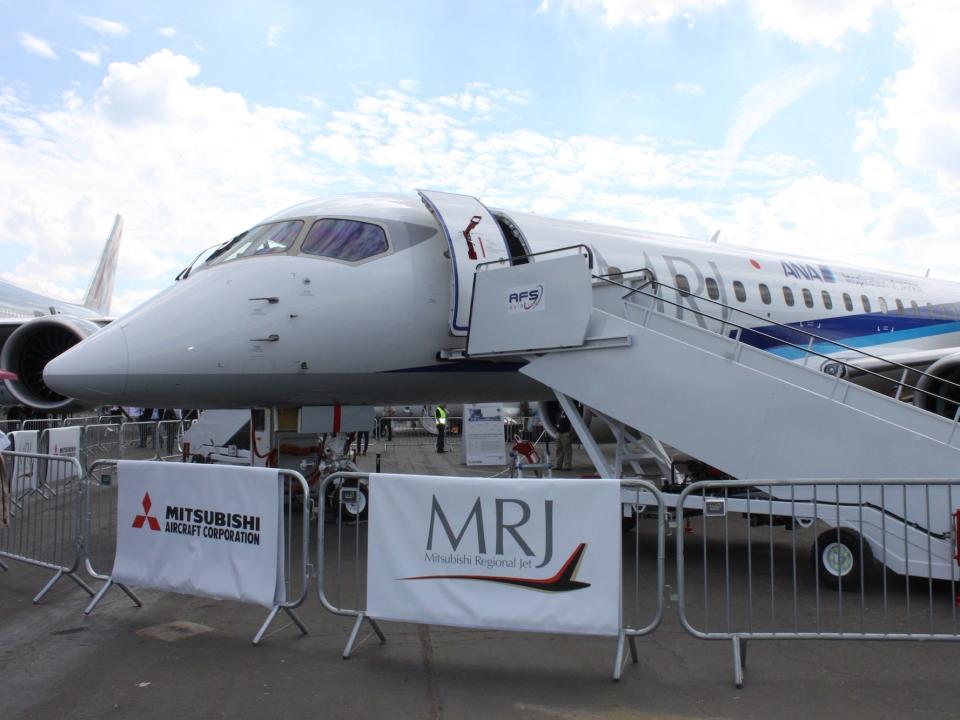 Mitsubishi Regional Jet MRJ Farnborough Air Show 2018