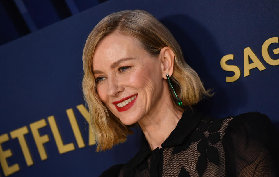 Naomi Watts says she first experienced menopausal symptoms in her mid-30s. (Photo by Valerie Macon/AFP via Getty Images)