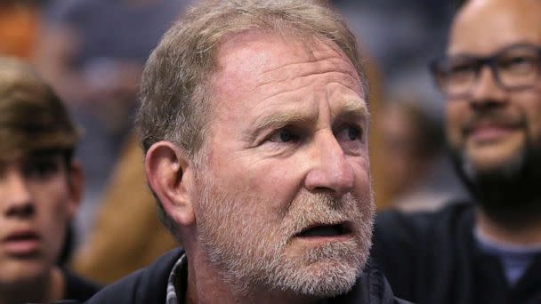 PHOTO: Phoenix Suns owner Robert Sarver watches the team play against the Memphis Grizzlies during the second half of an NBA basketball game in Phoenix, Dec. 11, 2019.  (Ross D. Franklin/AP, FILE)
