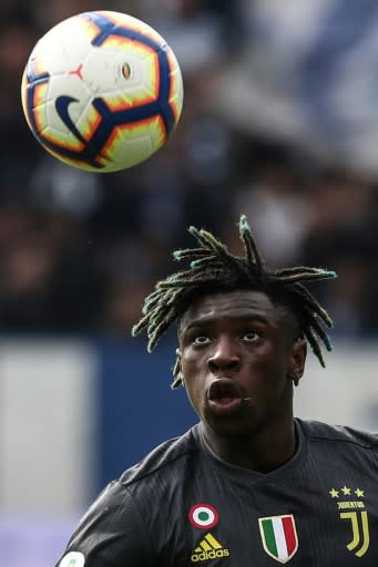 Juventus forward Moise Kean becomes the youngest player to score in four consecutive Serie A games